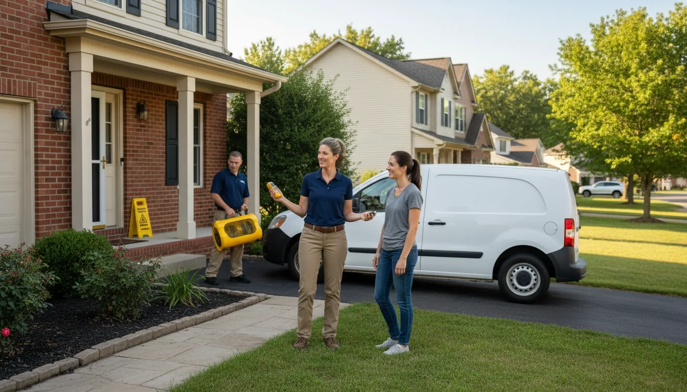 Water restoration image for Water Damage & Restoration Services in Townsend, WI